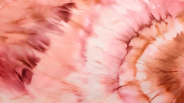 Tie dye pattern with a brown and white background