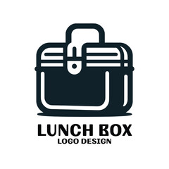 Lunch Box Vector Logo Design