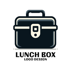 Lunch Box Vector Logo Design