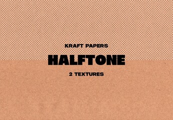 Craft Halftone Paper Textures