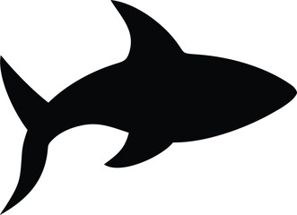 modern shark silhouette