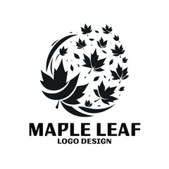 Maple Leaf Vector Logo Design
