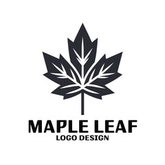 Maple Leaf Vector Logo Design