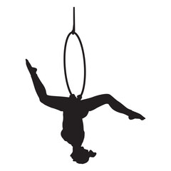 Beauty Aerial Hoop Silhouette 