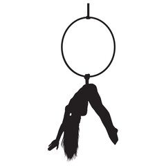 Beauty Aerial Hoop Silhouette 