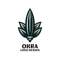 Okra Vector Logo Design