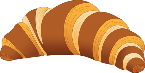 Bäckerei, Croissant, Kaffeestückchen, Gebäck, Frankreich, Frühstück - Icon, Symbol, Essen