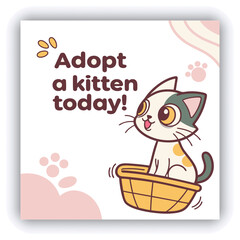 Cute black cats in a modern template for funny stories. Gentle backgrounds with cartoon characters for social networks, stories with contrasting color combinations. Set.