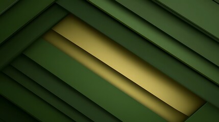 Obraz premium Abstract Green Gold Stripes Pattern.