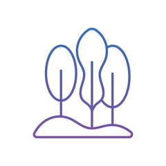 Forest Vector icon