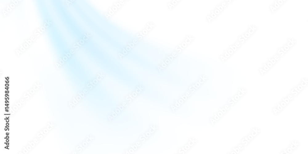 Aufkleber Air flow set of vector elements on a white background. Abstract light effect blowing from an air conditioner, purifier or humidifier. Dynamic blurred flow motion