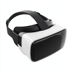 Vr headset technology device digital reality isolated on white background