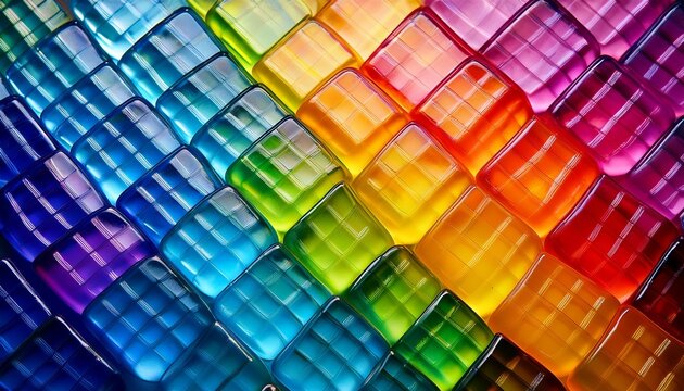 colorful glass rainbow colors hd wallpaper