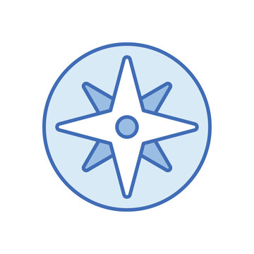 Wind Rose Vector icon