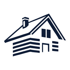 Real estate logo design on white background. Adobe Illustrator Artwork