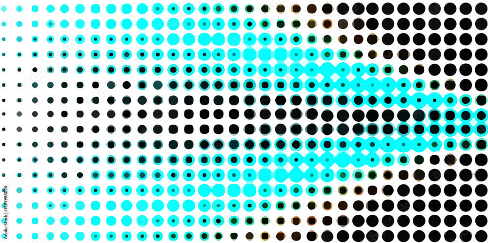 Fototapete monochrome grunge background of color pattern dot spots abstract design halftone, seamless pattern h