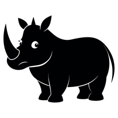 Playful Rhino Mascot
