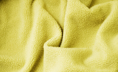 Old yellow colour textil texture with Subtle waves.Vintage Textile Surface .Perfect for...