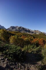 Fall in Montenegro, hiking accursed mountains