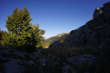 Fall in Montenegro, hiking accursed mountains