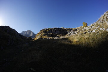 Autumn hiking in prokletije, accursed mountains