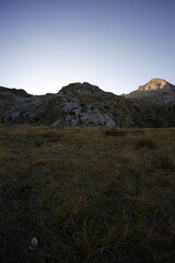 Hiking near vusanje, montenegro autumn