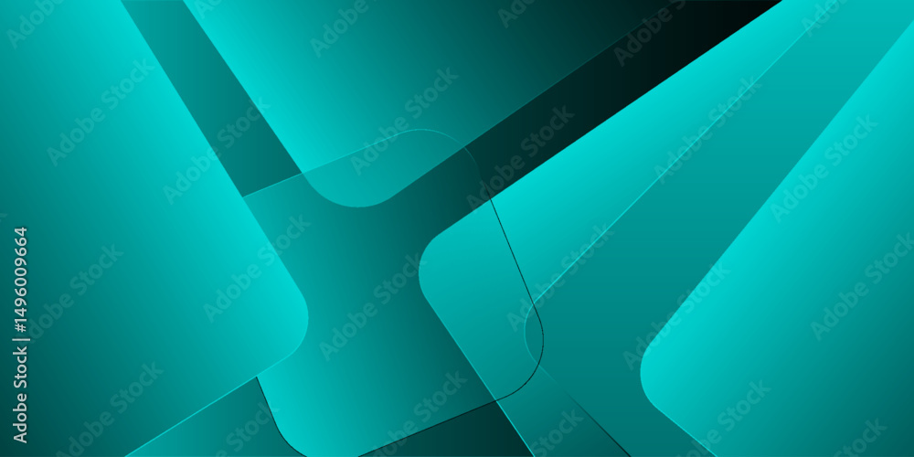 Aufkleber dark abstract background with glowing shiny line. modern gradient geometric shape graphic. dynamic s