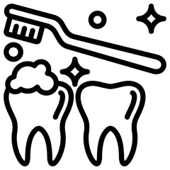 Dental Cleaning Icon