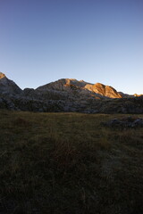 Hiking near vusanje, montenegro autumn