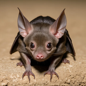 The common vampire bat (Desmodus rotundus) is a small, leaf-nosed bat native to the Americas. It is one of three extant species of vampire bat. This bat mainly feeds on the blood of livestock.