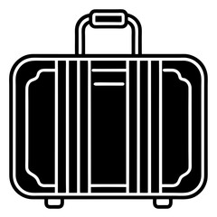 travel suitcase vector illustration