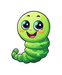 Obraz premium Cute baby cartoon octopus and fish character isolated vector illustration