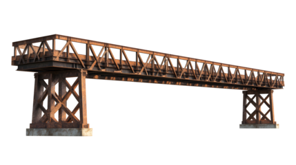 Old Wooden Railway Bridge