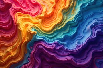 Obraz premium Abstract swirls of color creating a vibrant, dynamic race pattern , speed, colorful