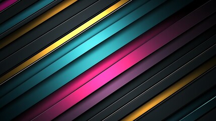 Obraz premium Abstract Colorful Diagonal Stripes.