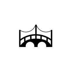 bridge vector illustration. Bridge Logo Template vector icon illustration design. Bridge icon.