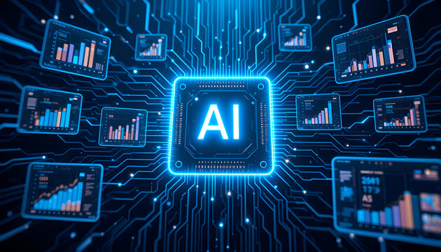 Ai data processing and analysis on circuit board