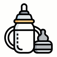 baby bottle and pacifier