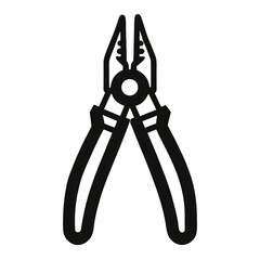 pliers isolated on white background