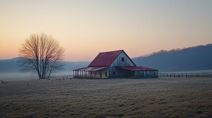 Free-range laying hens in both a field and commercial chicken coop, emphasizing natural farming practices.