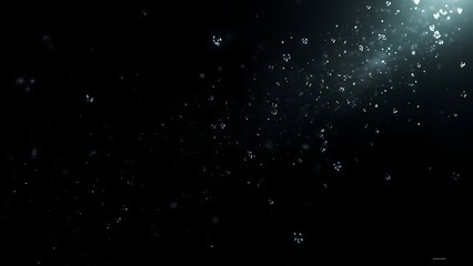 rain drops on black background