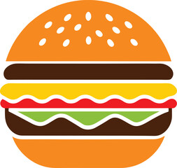 hamburger vector illustration  