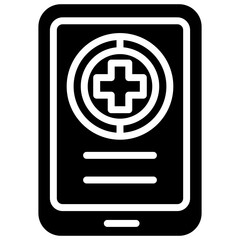 Digital Health Record Icon
