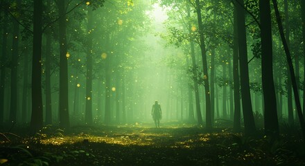 Enchanted Forest Path A Mystical Journey Through Green Woods