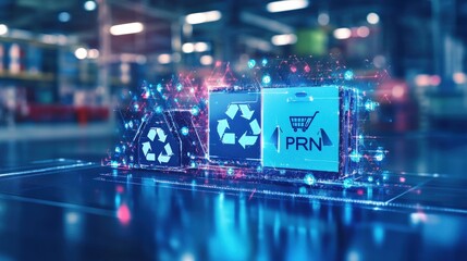 Digital Recycling and PRN Interface in Smart Warehouse