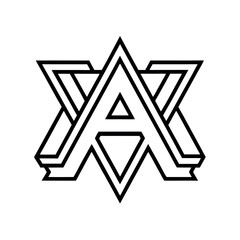 Detailed Cross Hatching Outline Vector Art