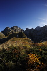 Accursed mountains in autumn, Montenegro