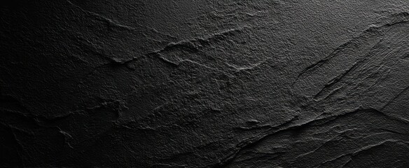 The elegant black stone texture creating a modern abstract background.