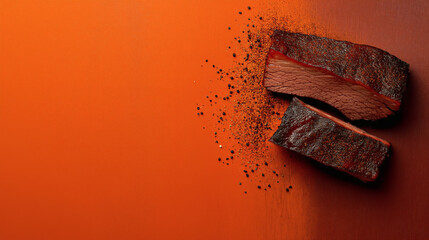 Smoked Brisket with Pepper Rub