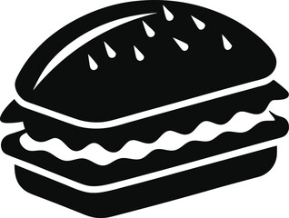 sandwich with cheese vector illustration 